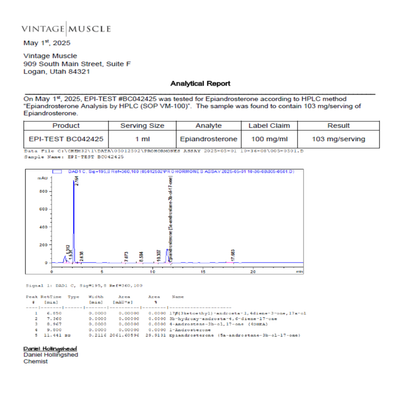 Alpha Drive & Definition - Epi-Test