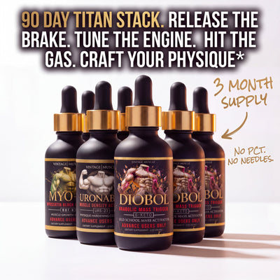 The Titan Stack — 90-Day Mass Run (MYO-11 + Uronabol + Diobol)