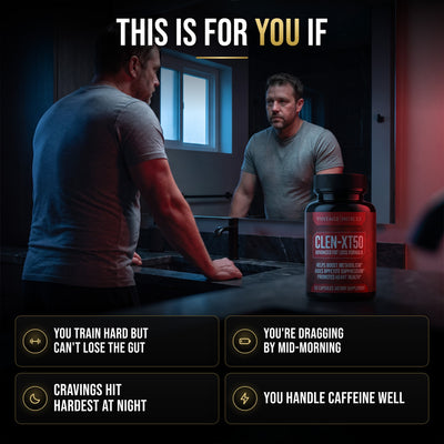 This is for you if you train hard but can't lose the gut, you drag by mid-morning, cravings hit hardest at night, and you handle caffeine well.