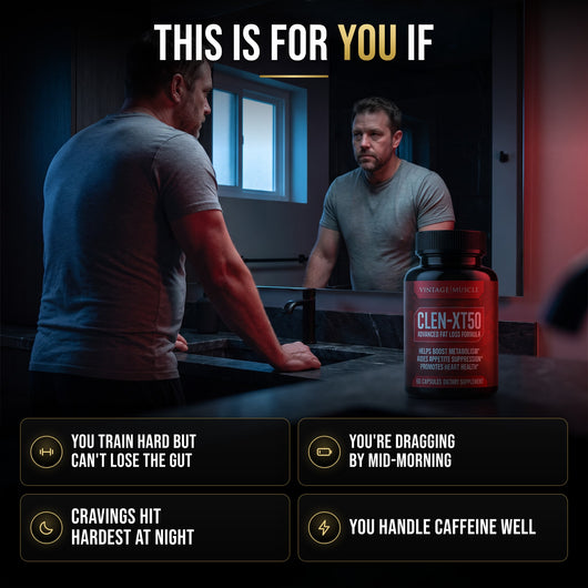 This is for you if you train hard but can't lose the gut, you drag by mid-morning, cravings hit hardest at night, and you handle caffeine well.