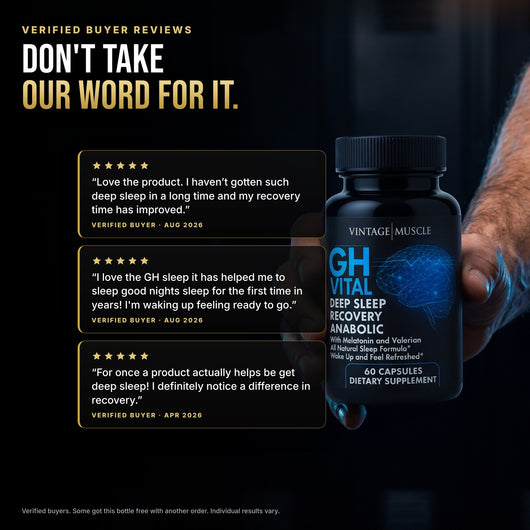 Verified buyer reviews of Vintage Muscle GH-VITAL.